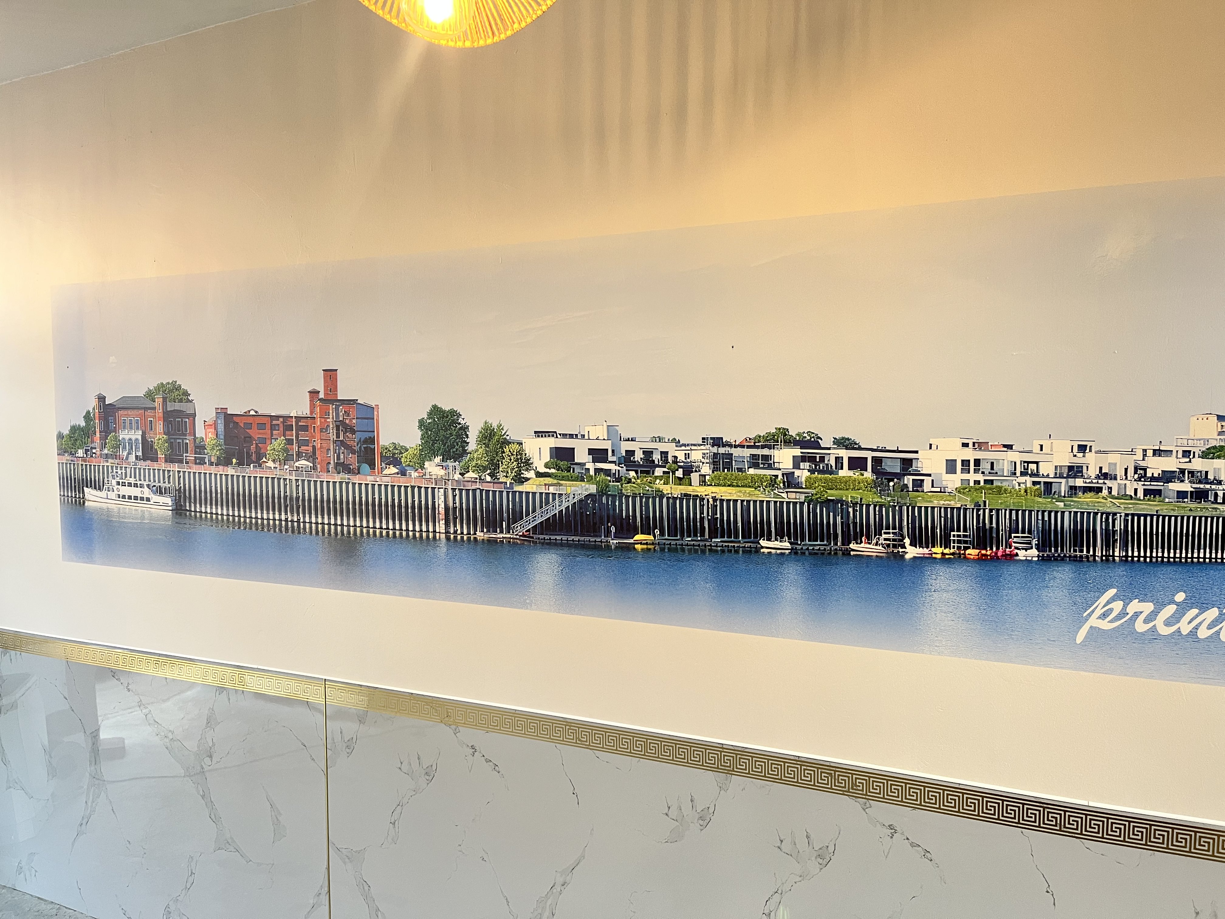 Panorama Wanddruck fuer Hotel Ferienwohnung oder Wohnbereich